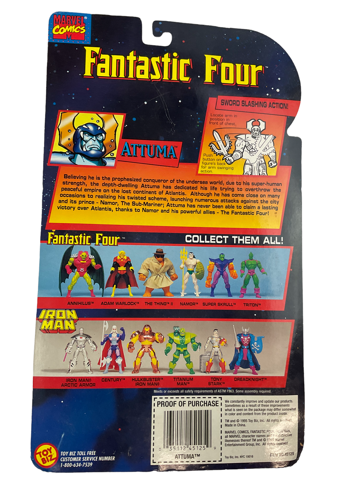 Fantastic Four Attuma Action Figure by Fantastic 4