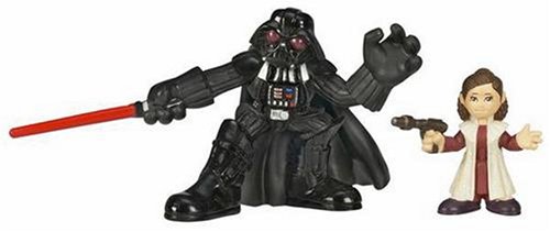 Hasbro 87221 Star Wars Galactic Heroes Mini-Figure 2 Pack - Princess Leia & Darth Vader