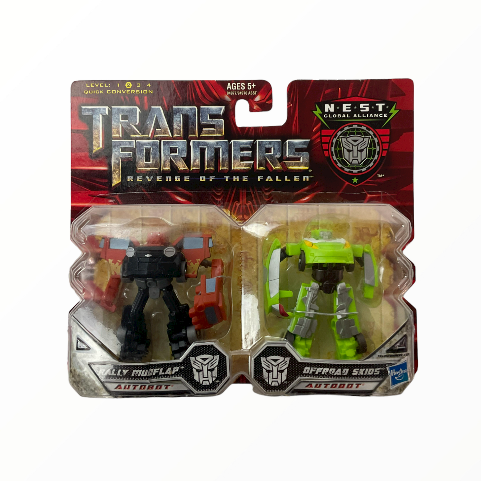 Transformers 2 Exclusive Global Alliance 2 Pack Rally Mudflap & Offroad Skids