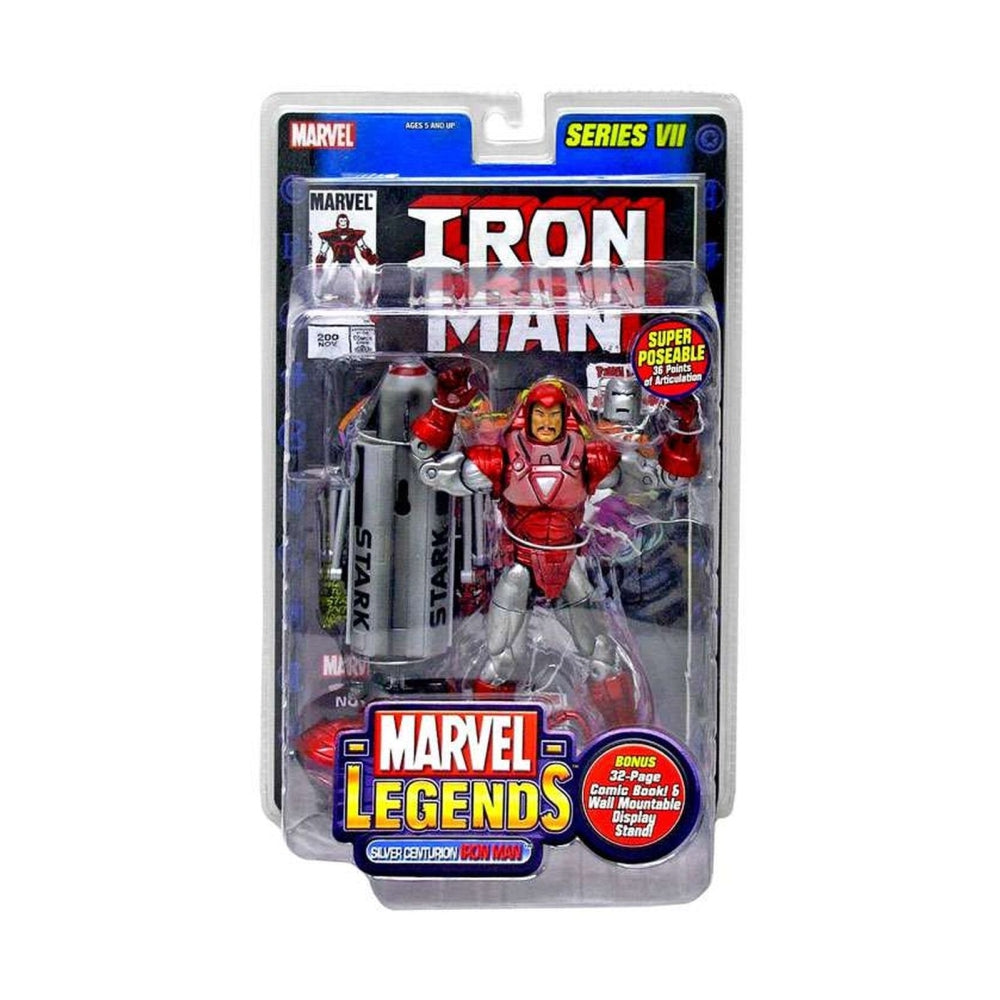 Marvel Legends Series 7 Action Figure Silver Centurion Armor Iron Man