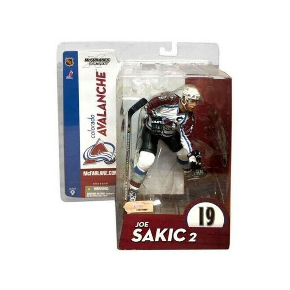 McFarlane Toys NHL Sports Picks Series 9 Action Figure: Joe Sakic 2 (Colorado Avalanche)