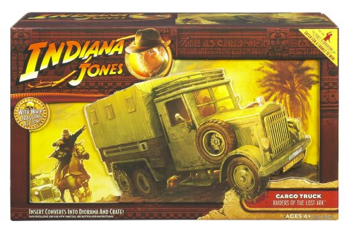 Take Indiana Jones (figures sold separately) on a wild ride that mimics the thrilling movie scene!