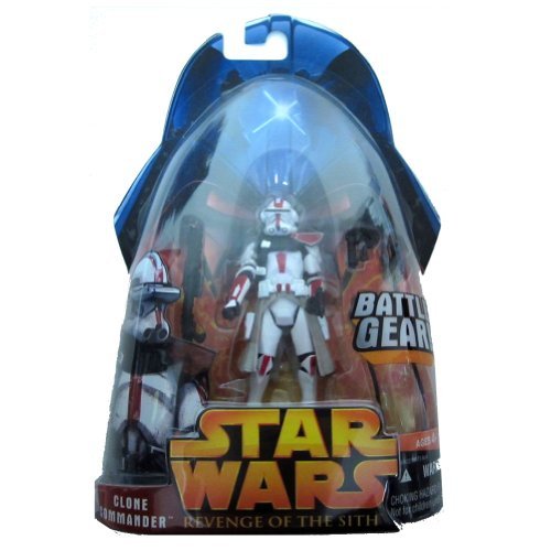 Star Wars Revenge of the Sith Clone Commander (Red) Battle Gear #33 by Star Wars