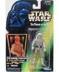 Star Wars, The Power of the Force Green Card, Luke Skywalker in Hoth Gear Action Figure, 3.75 Inches
